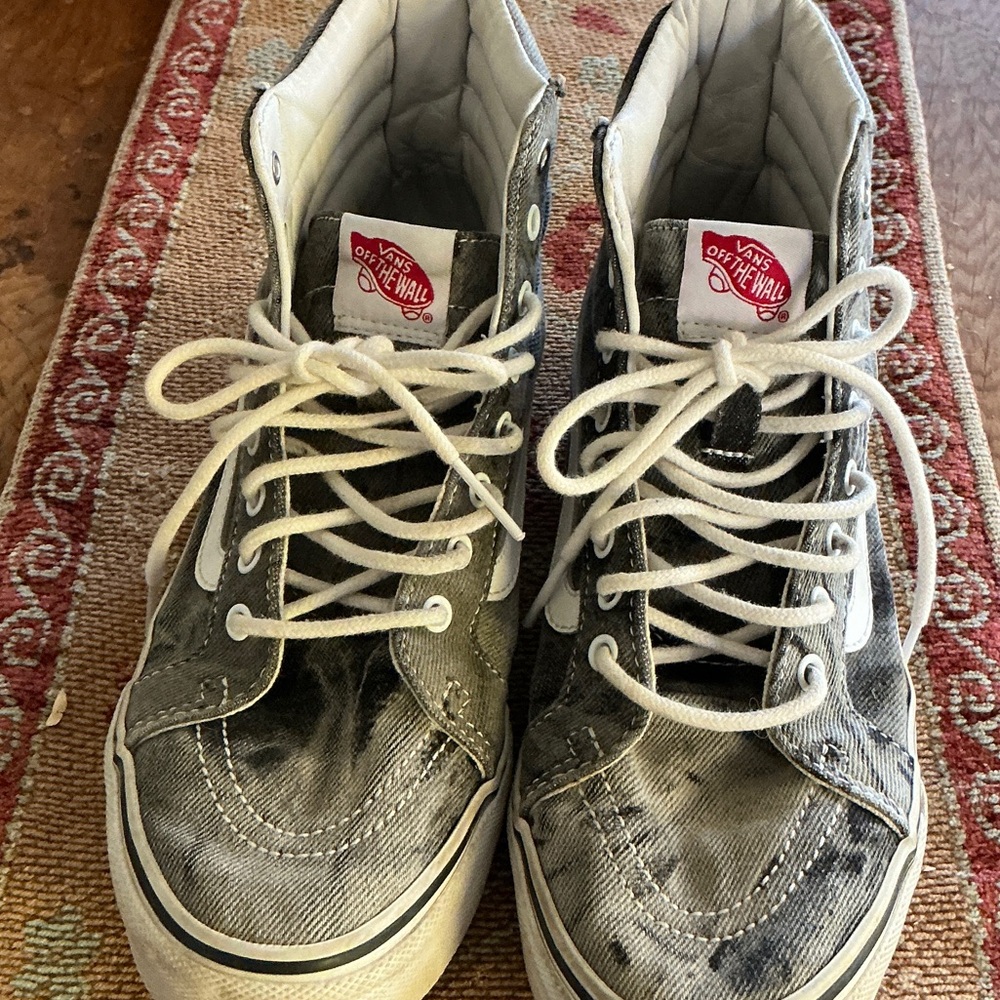 Vans spikey back skate shoe